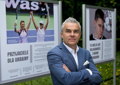 Marcin Nowak, prezes spółki Igrzyska Europejskie: cieszę się, że wystawa będzie eksponowana w wiosce zawodniczej