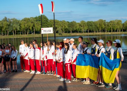 Wciągnięcie ukraińskiej flagi na maszt dało zawodnikom niesamowitego kopa!