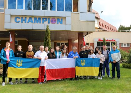 Sport pomógł naszym gościom z Ukrainy przetrwać ciężkie chwile