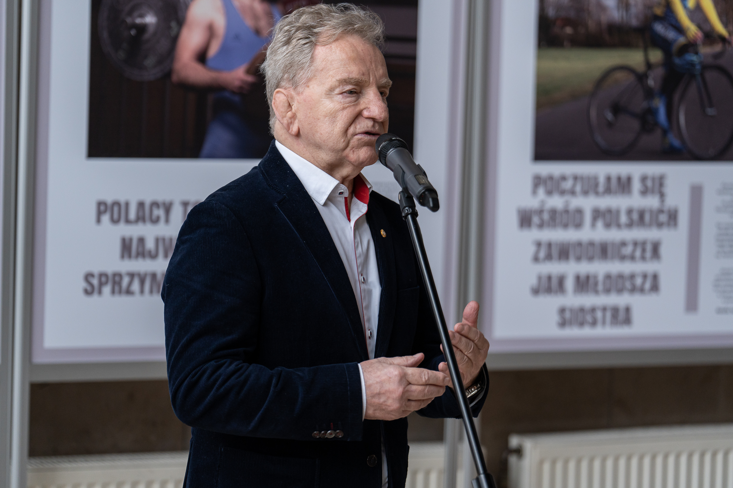 Andrzej Supron, wicemistrz olimpijski w zapasach z 1980 r. i Prezes Polskiego Związku Zapaśniczego
